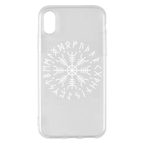 Чехол для iPhone X/Xs Агисхьяльм шлем ужаса (10359457-46-162555)