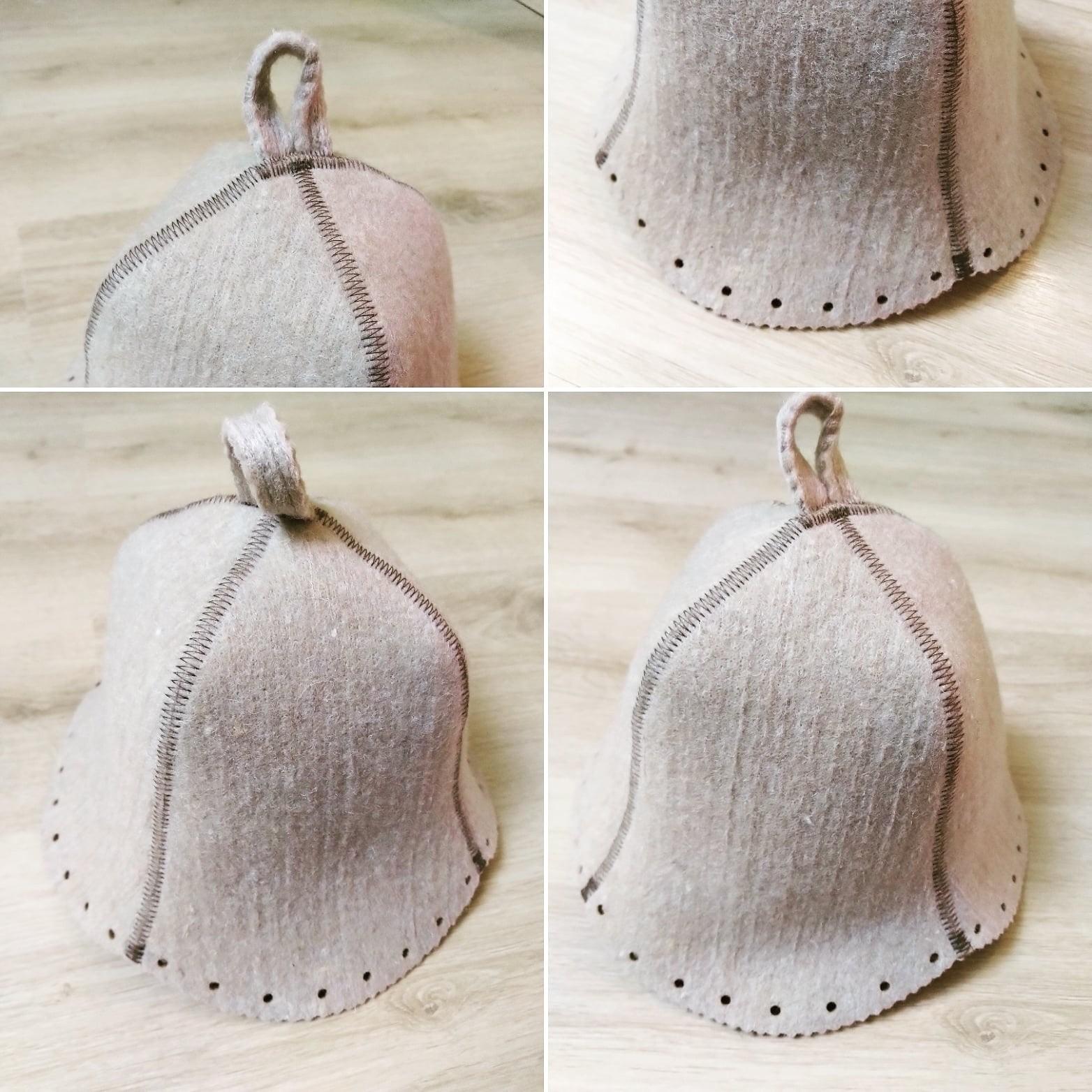 Шапка для бани и сауны Lider Вath hat войлок Бежевый (27071957) - фото 2 Шапка для бани и сауны Lider Вath hat войлок Бежевый (27071957) - фото 2