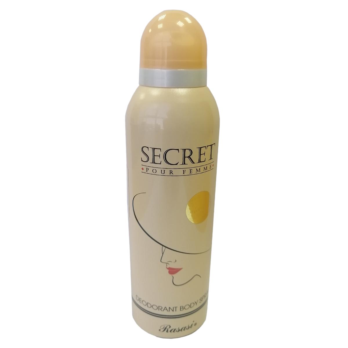 Дезодорант парфюмированный женский Rasasi Secret 200 мл (MM30308)