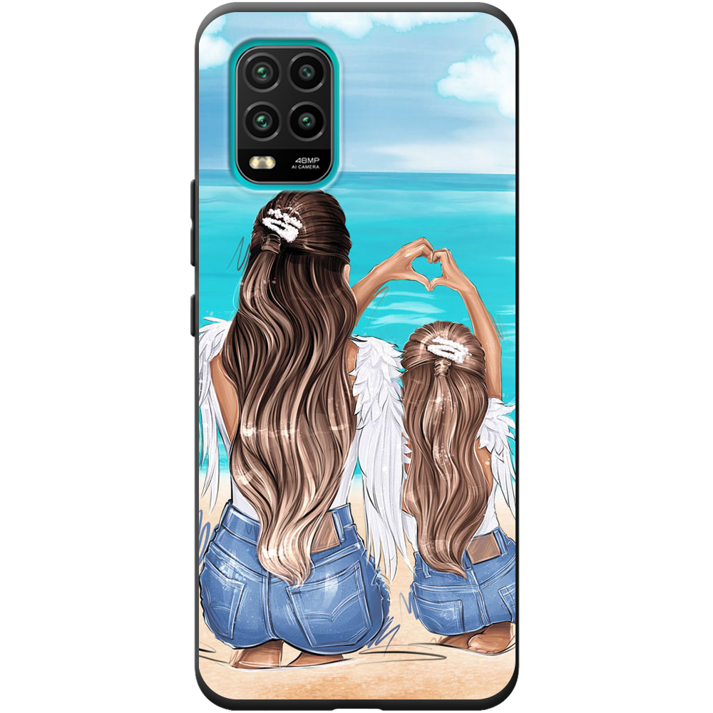 Чехол с рисунком Boxface Xiaomi Mi 10 Lite Family Vacation Черный силикон (39438-up2380-41940)