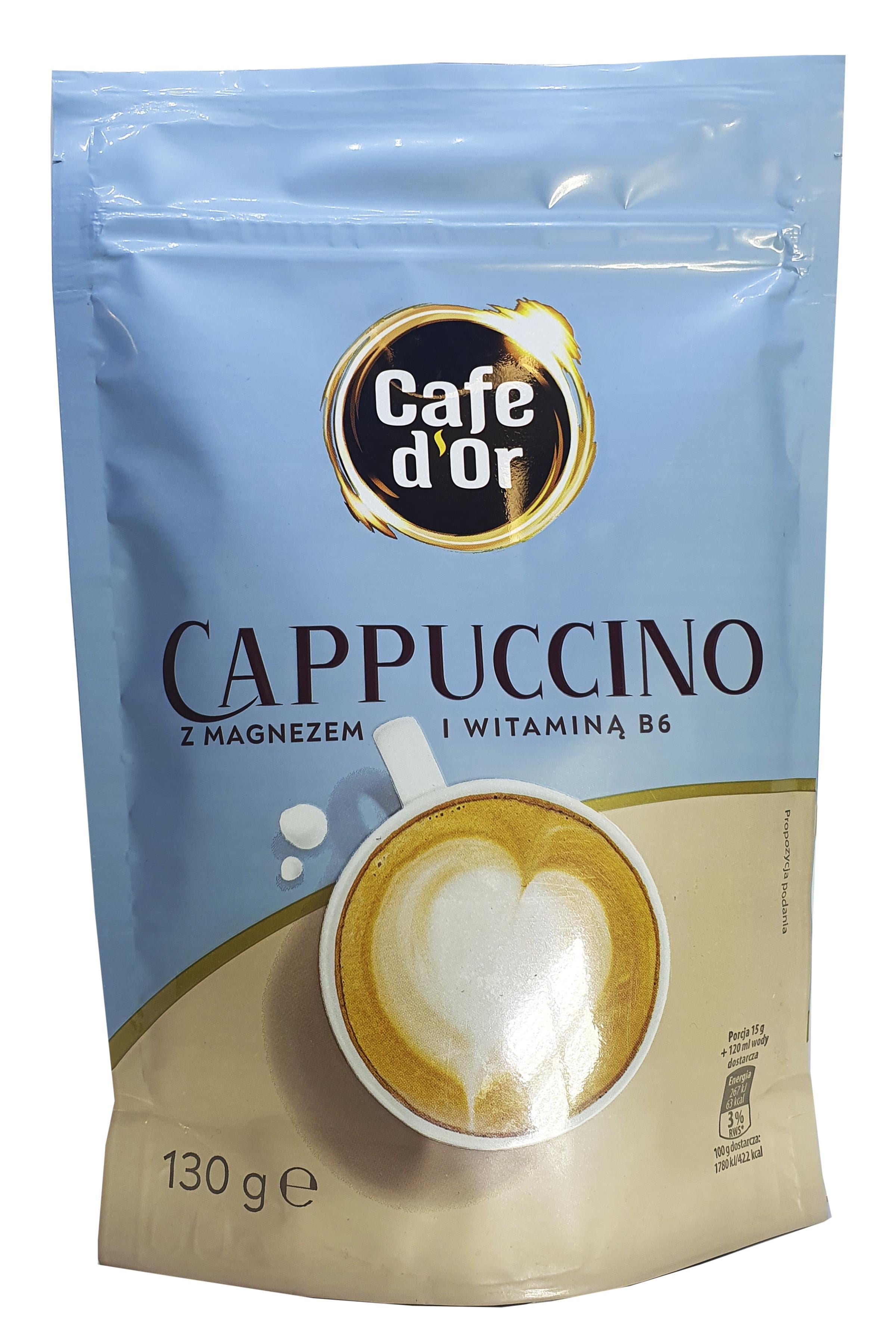 Капучино Cafe D'ORO магнезия 130 г (56312)