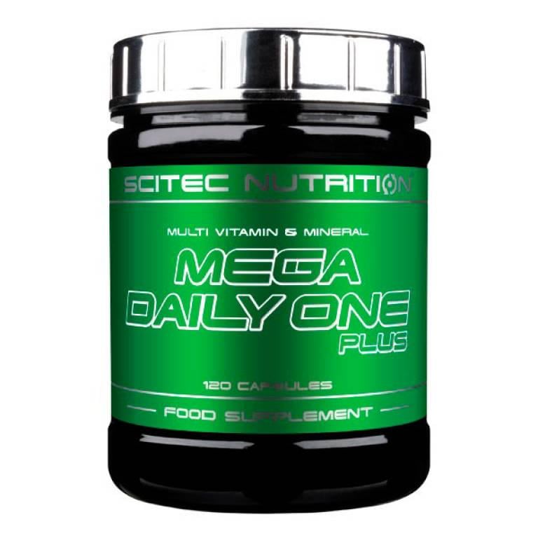 Комплекс вітамінно-мінеральний Scitec Nutrition Mega Daily One Plus 120 капс.