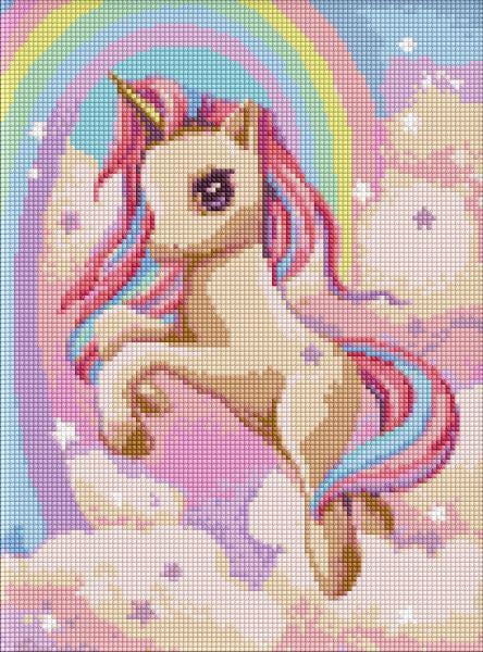 Алмазная мозаика Идейка Волшебный полет с голограммными стразами AB 30x40 см (Id-AMO7628)