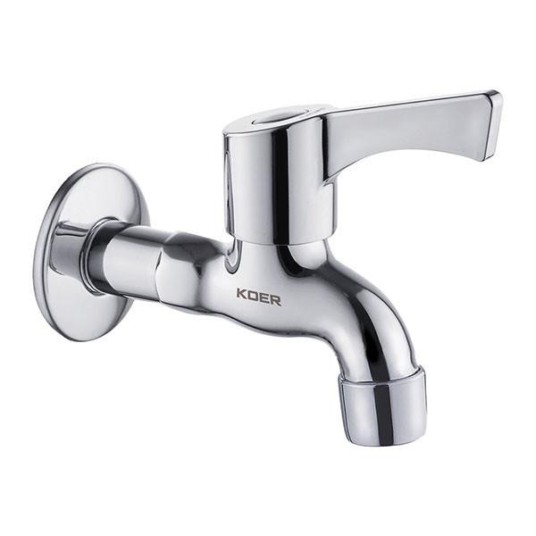 Кран садовий KOER KR.254 KR2724 з вентилем Хром (80914)