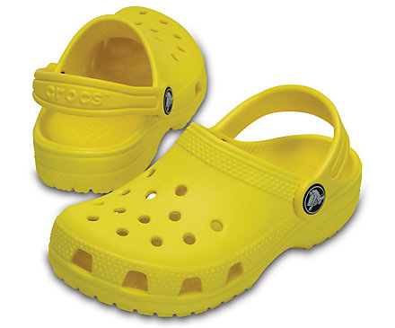 Сабо для дівчинки Crocs Classic Kids Clog р. 29-30 Жовтий (18410)