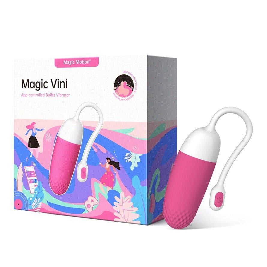 Смарт-виброяйцо Magic Motion Vini Pink управления со смартфона (38026233)