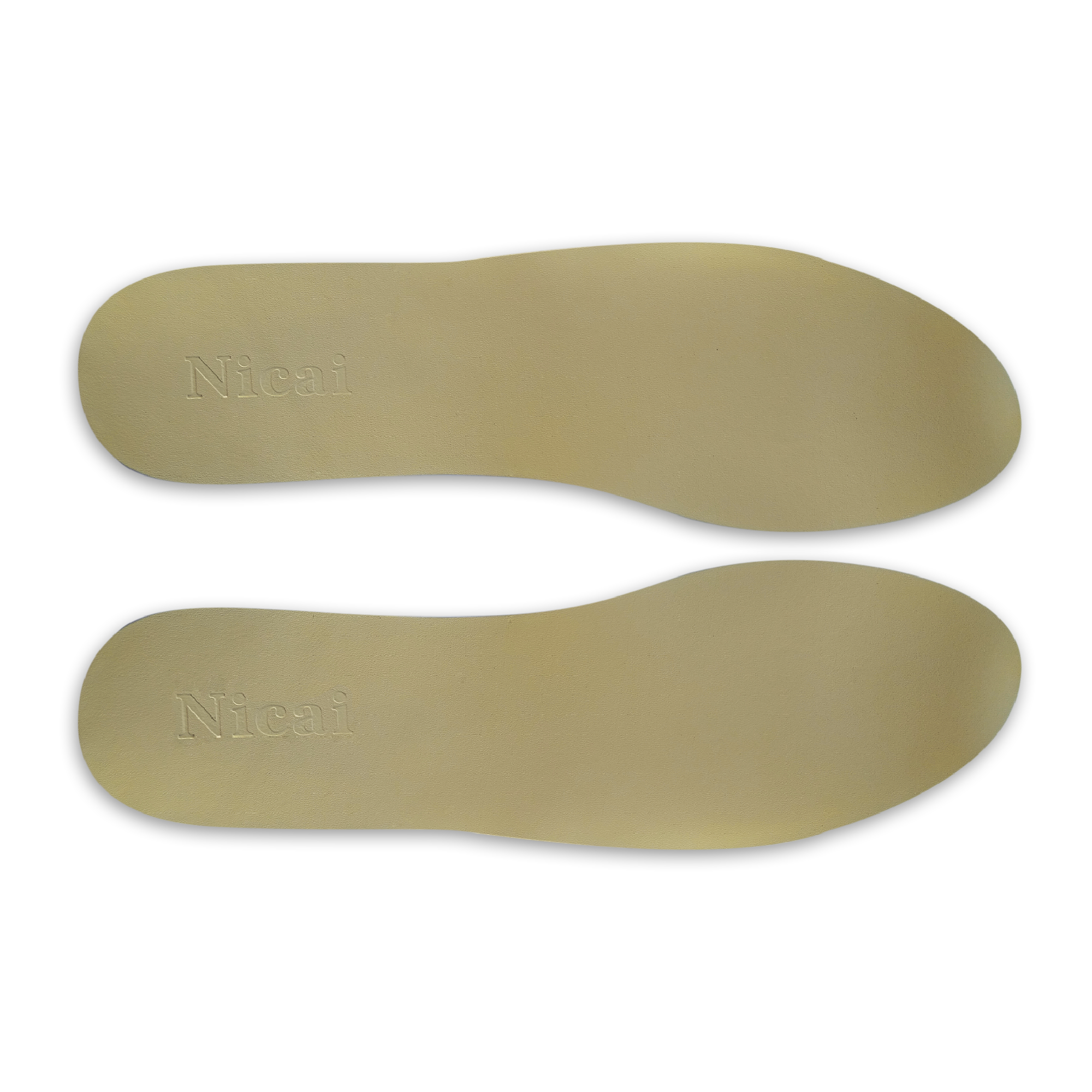 Устілки для взуття шкіряні преміум-класу з клейкою основою р. 38 24,5 см Бежевий (E-03 №25)