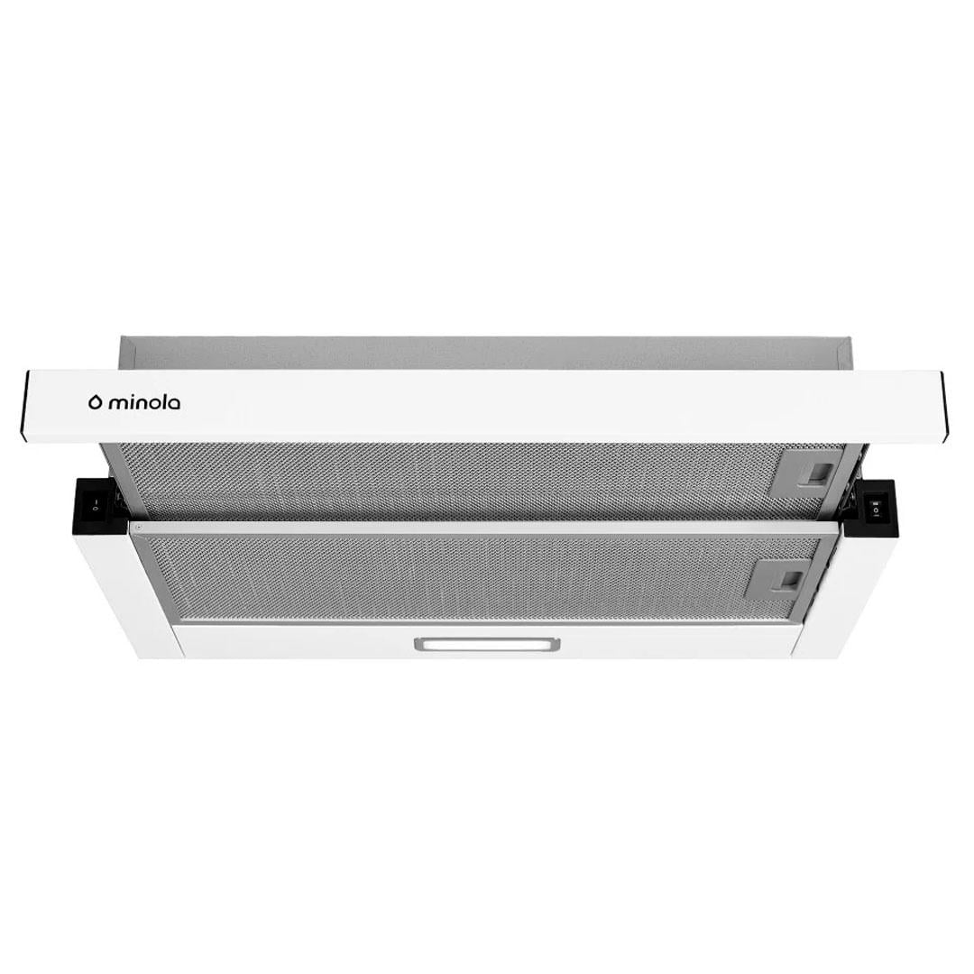 Вытяжка телескопическая Minola HTL 614 LED White (5902767909068)