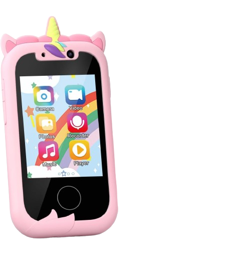 Интерактивный смартфон детский с сенсорным экраном 28" Pink