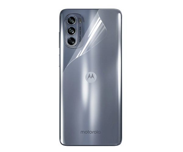 Пленка гидрогелевая противоударная Hydrogel Film для Motorola Moto G62 на заднюю панель Transparent (PL-2558)