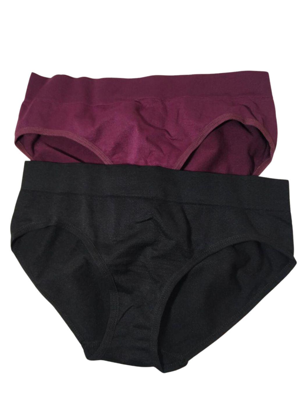 Комплект трусиков слипов женских FINETOO M р. 42 2 шт. Разноцветный (10410341)