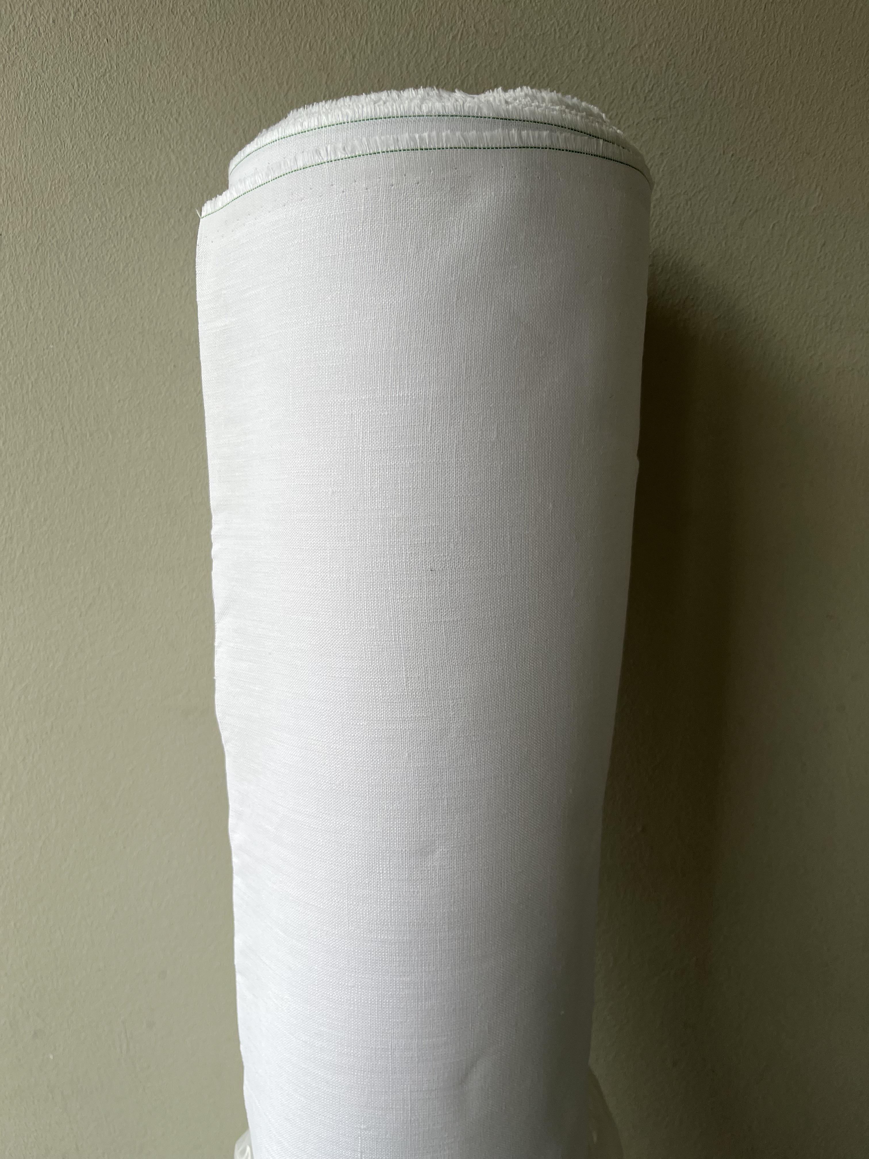 Ткань костюмная смягченная Linen Plus 100% лен 148 см 101 Белый - фото 3 Ткань костюмная смягченная Linen Plus 100% лен 148 см 101 Белый - фото 3