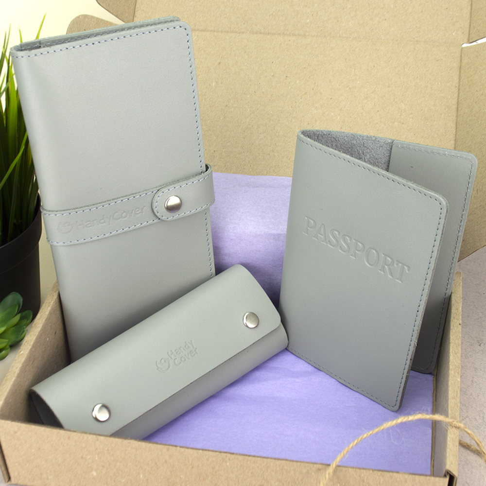 Подарочный женский набор HandyCover №50 3 предмета Серый
