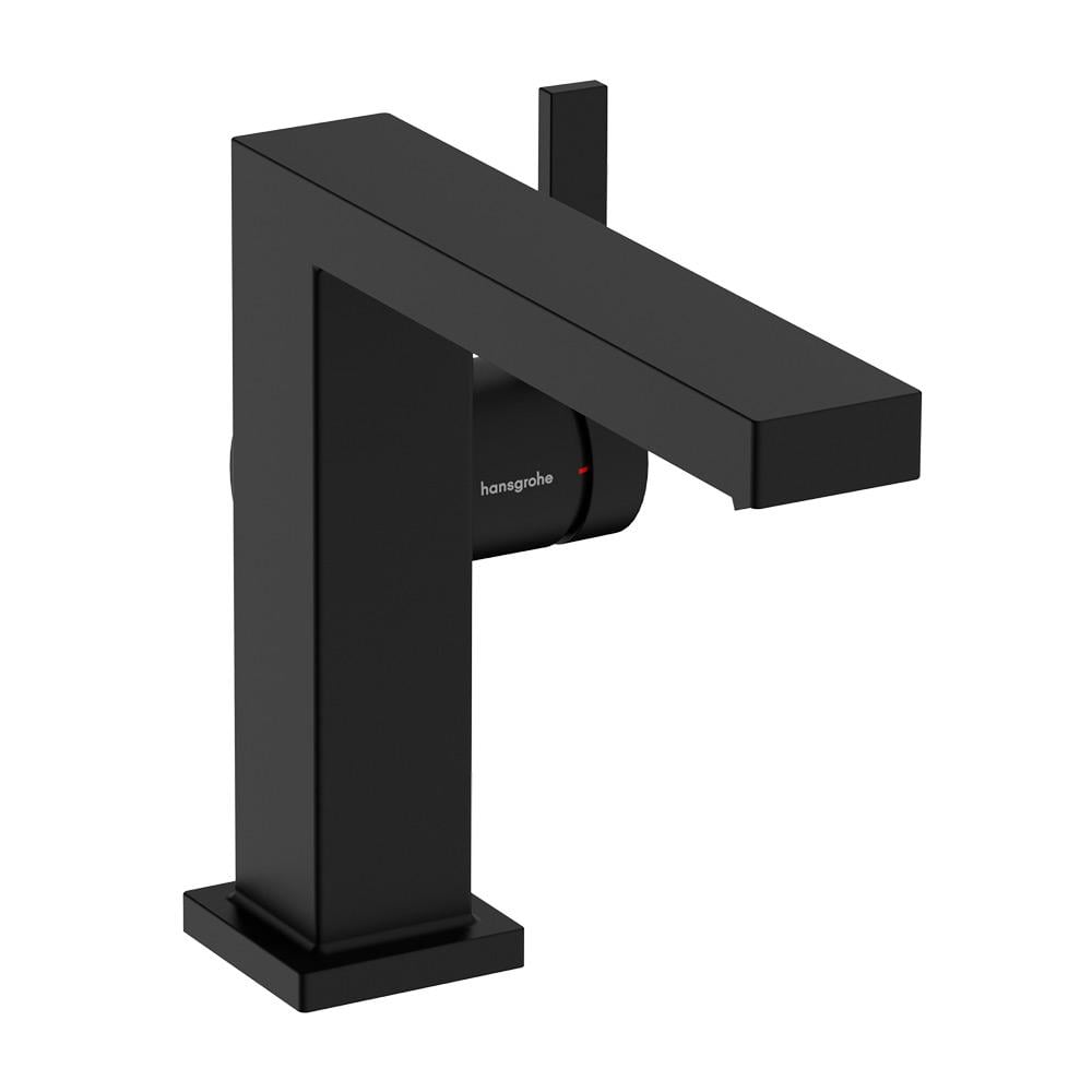 Смеситель для умывальника hansgrohe Tecturis E 110 Fine CoolStart с донным клапаном pop-up Черный матовый (LM-73023670)