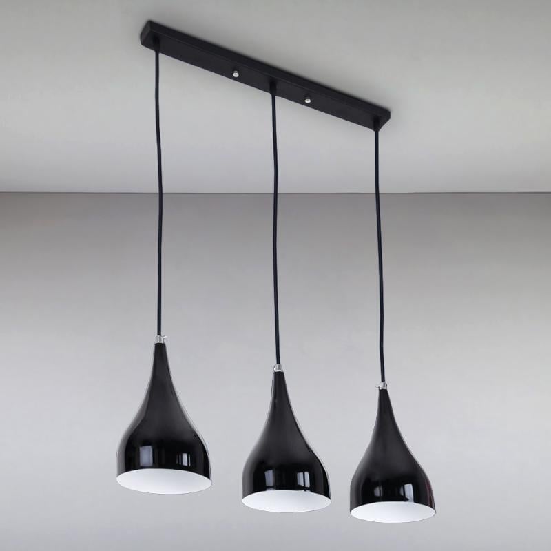 Люстра підвісна Light House LS-10813-3 на три лампи Чорний