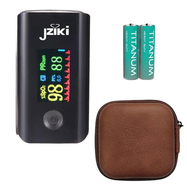 Пульсоксиметр JZIKI JZK-305 + кейс ProZone Universal Eva Case 85х85х40 Premium Black (3897) - фото 1