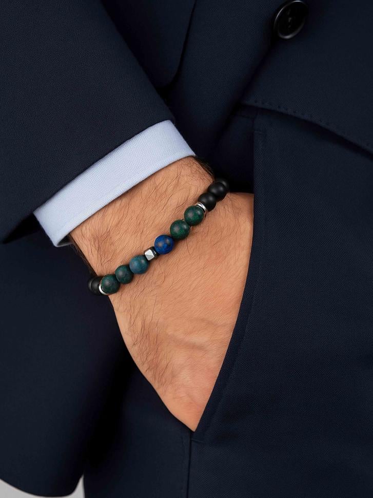 Браслет на руку мужской Черный (3462)