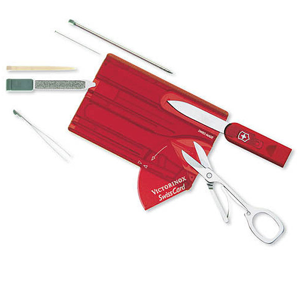 Мультитул Victorinox Swisscard Красный (0.7100.T_Vx07100.T)