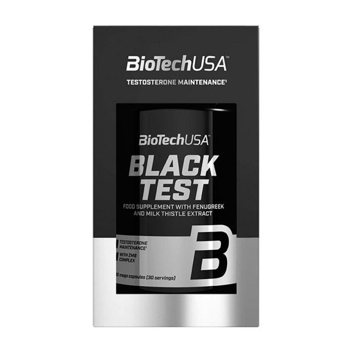 Бустер тестостерона BioTech Black Test без стимуляторов с пажитником аргинином и цинком для мужчин 90 капс.