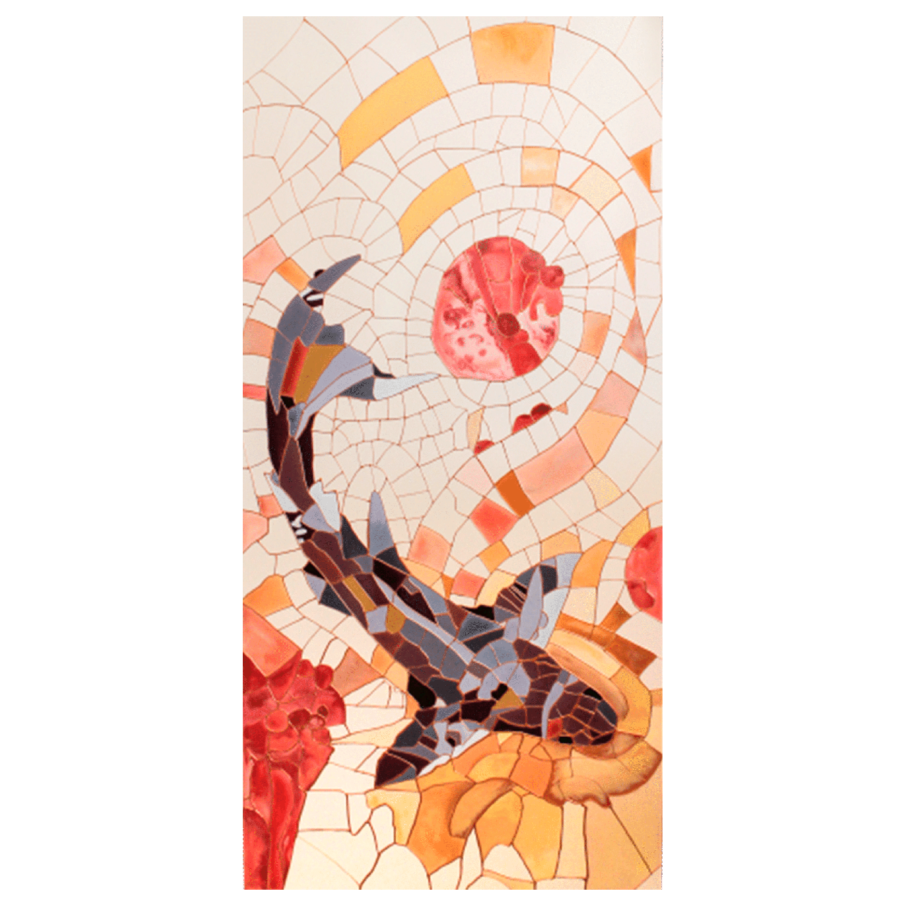 Металлокерамический обогреватель дизайнерский Uden-S-700 Луфар со шнуром до 14 м2 978х475 мм (25748199)