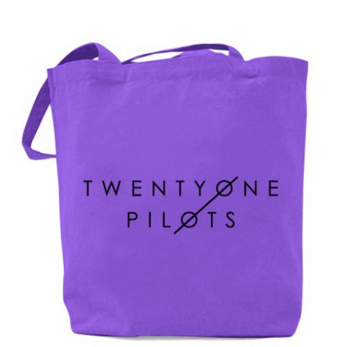 Шопер Twenty One Pilots 41х37 см Фиолетовый (336985-15-43404)
