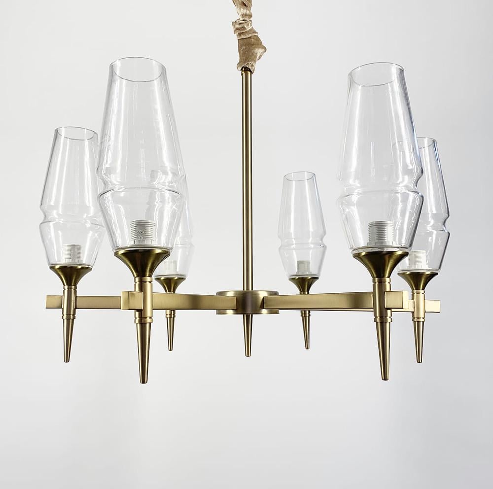 Підвісна люстра Lita із 6 видовженими плафонами (AT 22) - фото 7