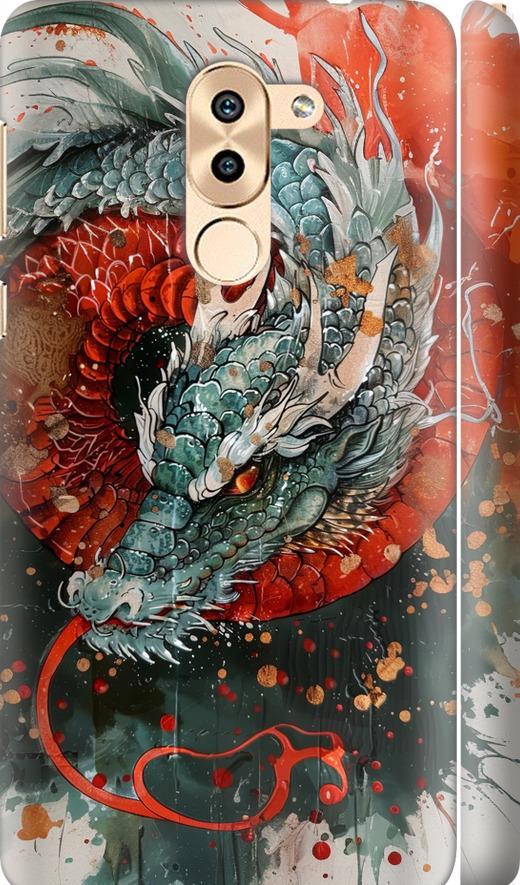 Чехол на Huawei Honor 6X Стихия огня (6101m-460-42517)