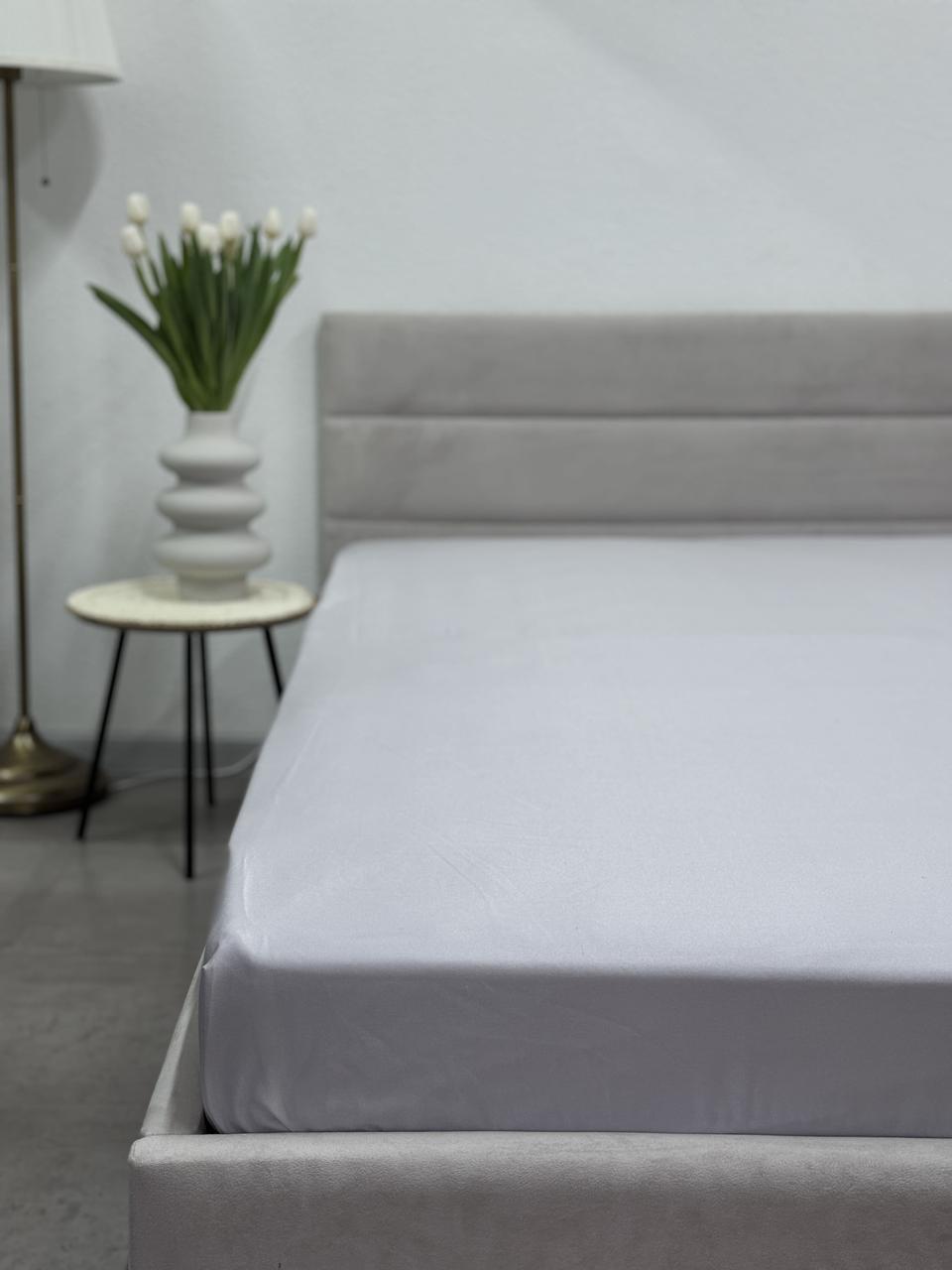 Простынь на резинке Ecotton 140х200 см Light Grey (24577) Простынь на резинке Ecotton 140х200 см Light Grey (24577)