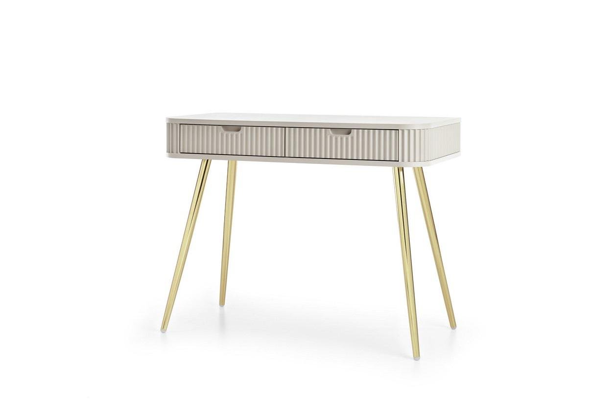 Туалетный стол Perfect Home T103 Zova ЛДСП/МДФ/металл Кашемир/Золотистый (50725)