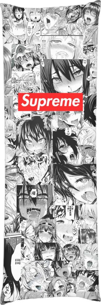 Подушка дакимакура Supreme Ahegao 60x180 см (14097671)
