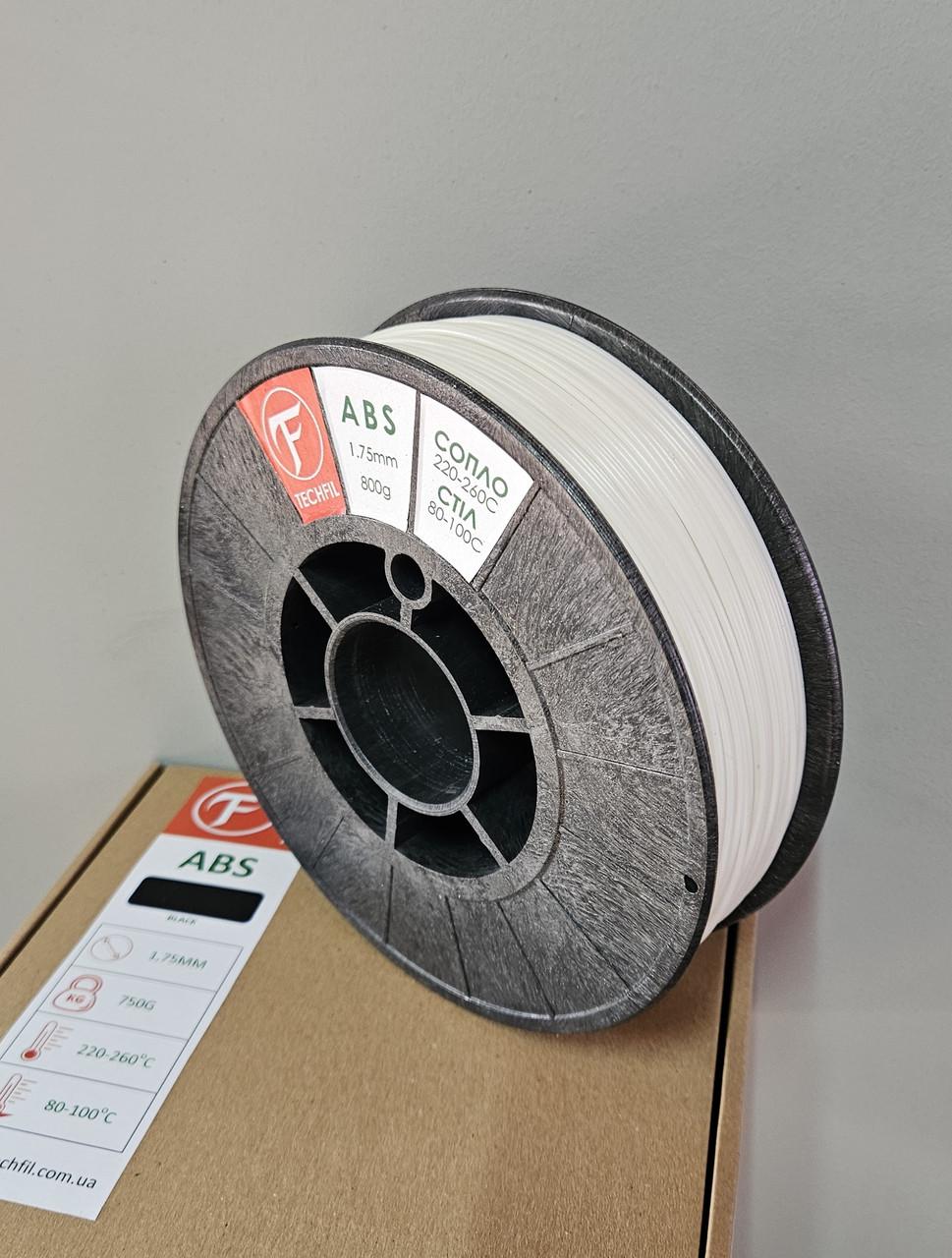 Нить для 3D печати Techfil марка 121 1,75 мм Молочно-белый - фото 6 Нить для 3D печати Techfil марка 121 1,75 мм Молочно-белый - фото 6