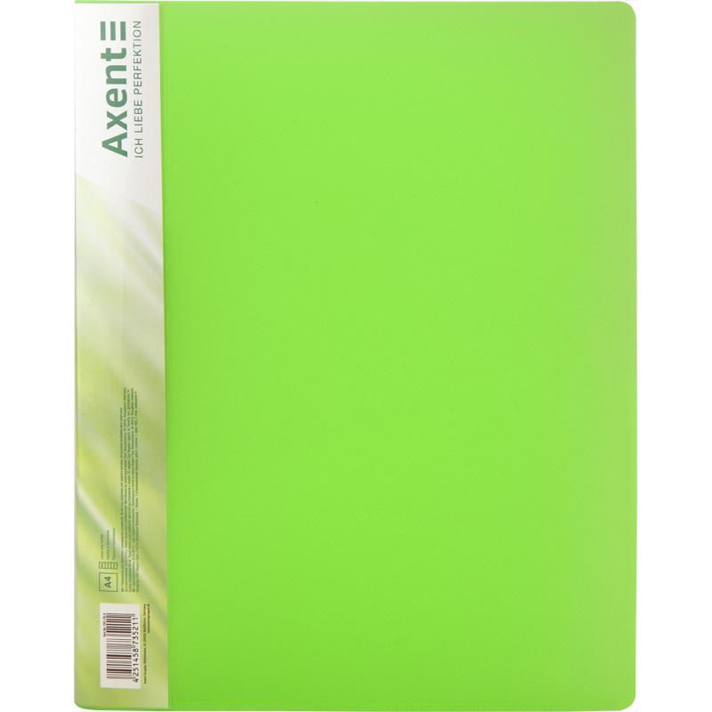 Папка Axent с зажимом А4 20 мм полипропилен Зеленый (1301-26-a)