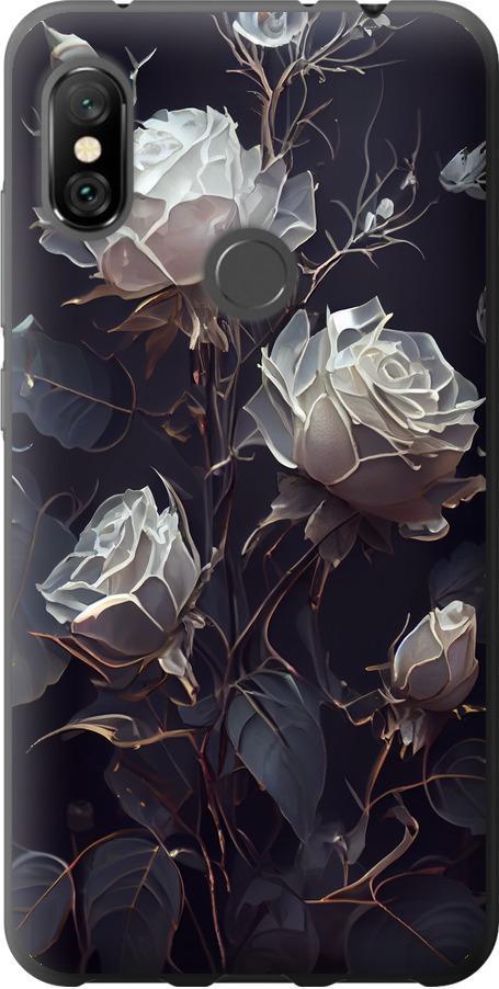 Чехол на Xiaomi Redmi Note 6 Pro Розы 2 (5550t-1551-42517)