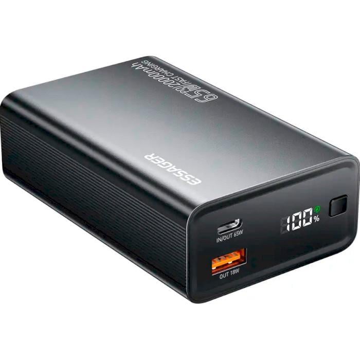 Повербанк Essager F2014 с поддержкой быстрой зарядки PD 65W Емкостью 20000mAh Black (F2014)