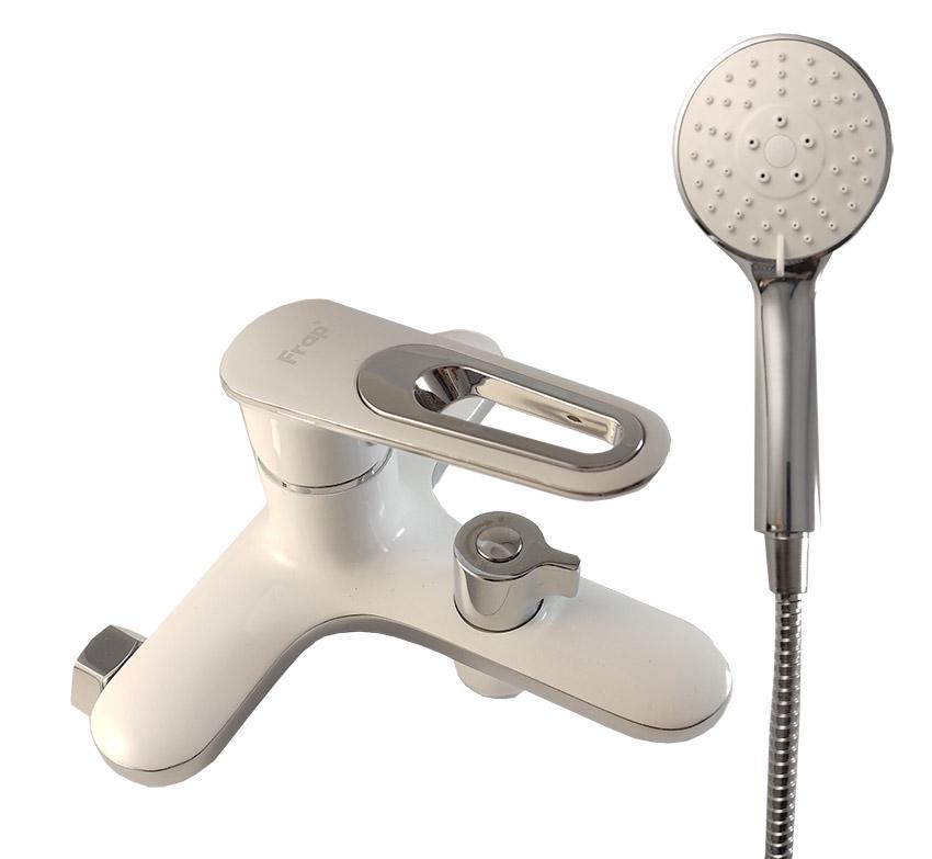 Смеситель для ванны Frap F3249 Белый/Хром (34520)