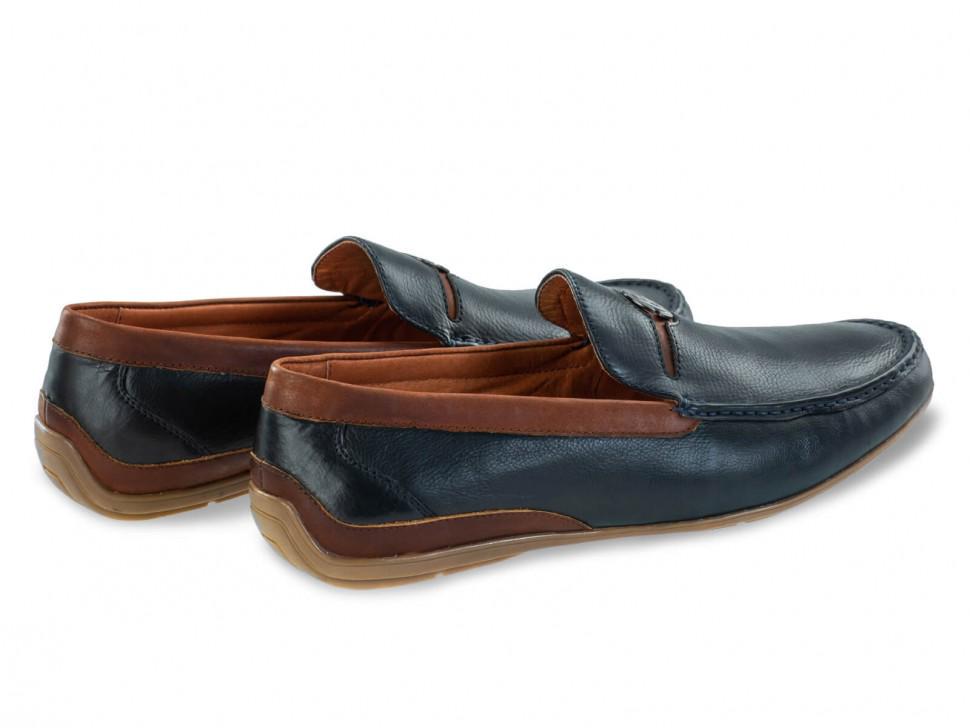 Мокасины Carlo Delari 7191136 р. 39 Темно-синий (18605) - фото 3
