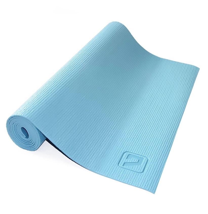 Килимок для йоги LiveUp PVC YOGA MAT 173x61x0,4 см Блакитний (LS3231-04b)