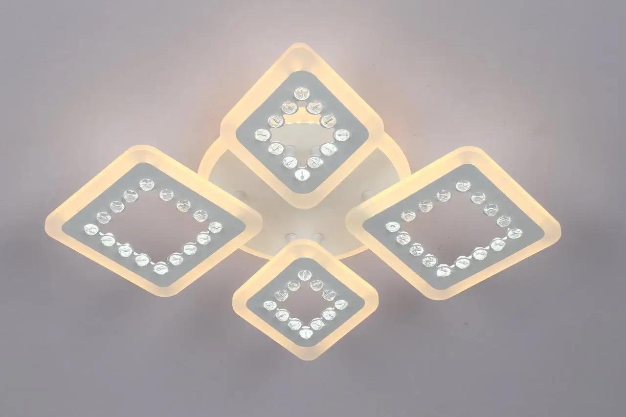 LED-люстра потолочная Valeso VV K39869-2+2+1A с пультом 142W (28689642)