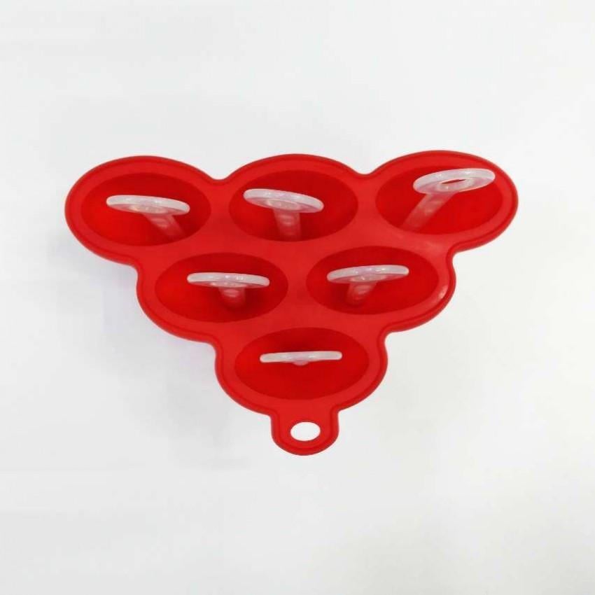 Форма cиліконова для морозива Empire 9812 EM 6 шт. Червоний (1521094086) - фото 3
