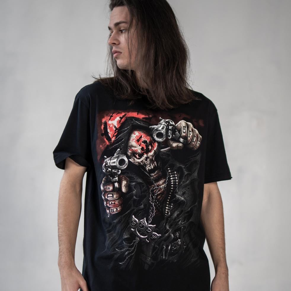 Футболка унисекс Five Finger Death Punch And Justice for None  M Черный (00000001216)