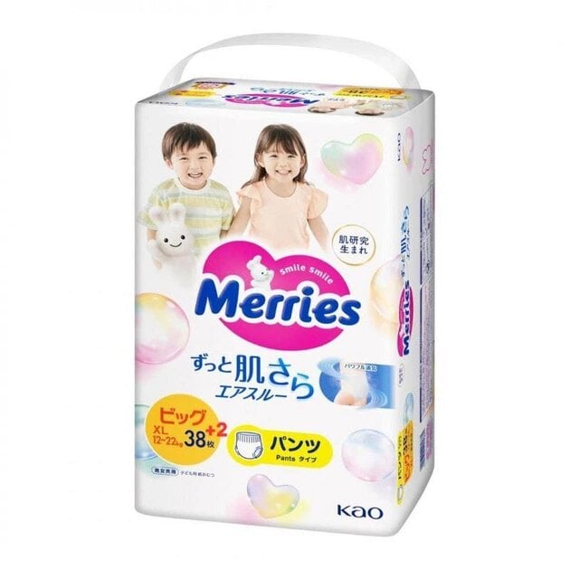 Подгузники-трусики KAO Merries подгузники-трусики XL 12-22 кг 40 шт. (3240369405) Подгузники-трусики KAO Merries подгузники-трусики XL 12-22 кг 40 шт. (3240369405)