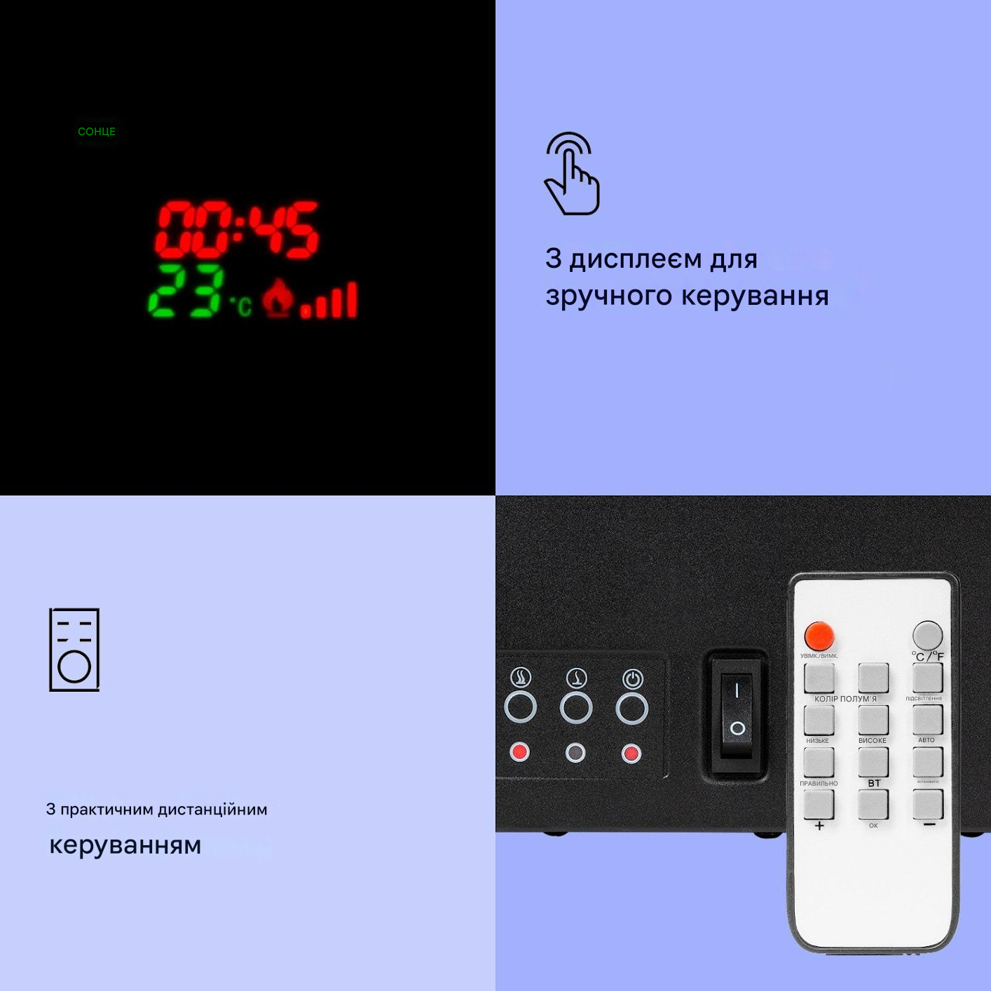 Электрокамин KLARSTEIN Lamington 2000 Вт (10038005) - фото 3 Электрокамин KLARSTEIN Lamington 2000 Вт (10038005) - фото 3