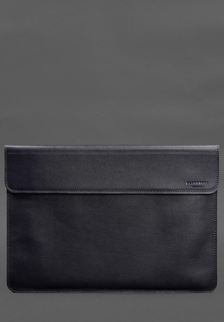 Чехол-конверт кожаный на магнитах для MacBook Pro 15" 2023 Темно-синий (A-028562) - фото 3 Чехол-конверт кожаный на магнитах для MacBook Pro 15" 2023 Темно-синий (A-028562) - фото 3