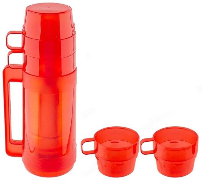 Термос зі скляною колбою 500 мл Red (29059353) - фото 2 Термос зі скляною колбою 500 мл Red (29059353) - фото 2