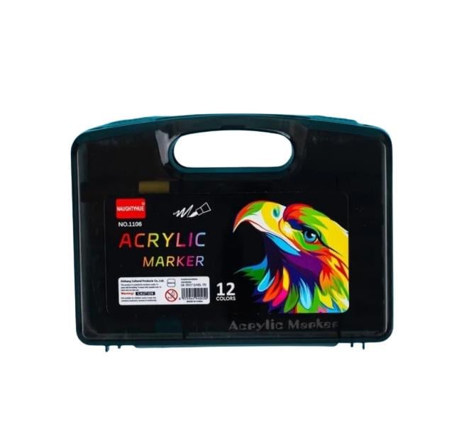 Набір скетч-маркерів для малювання Touch Sketch 12 шт. в кейсі (128689) Набір скетч-маркерів для малювання Touch Sketch 12 шт. в кейсі (128689)