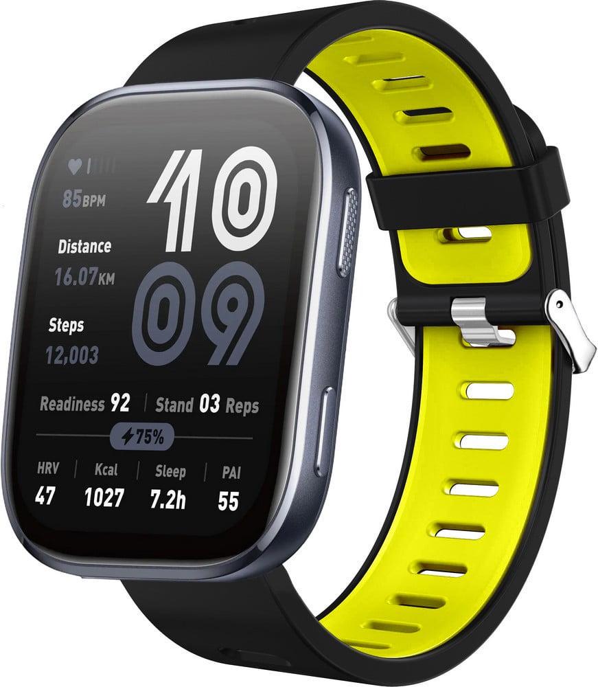 Ремешок Traf для смарт-часов Amazfit Bip 6 Black/Yellow (40559-61)