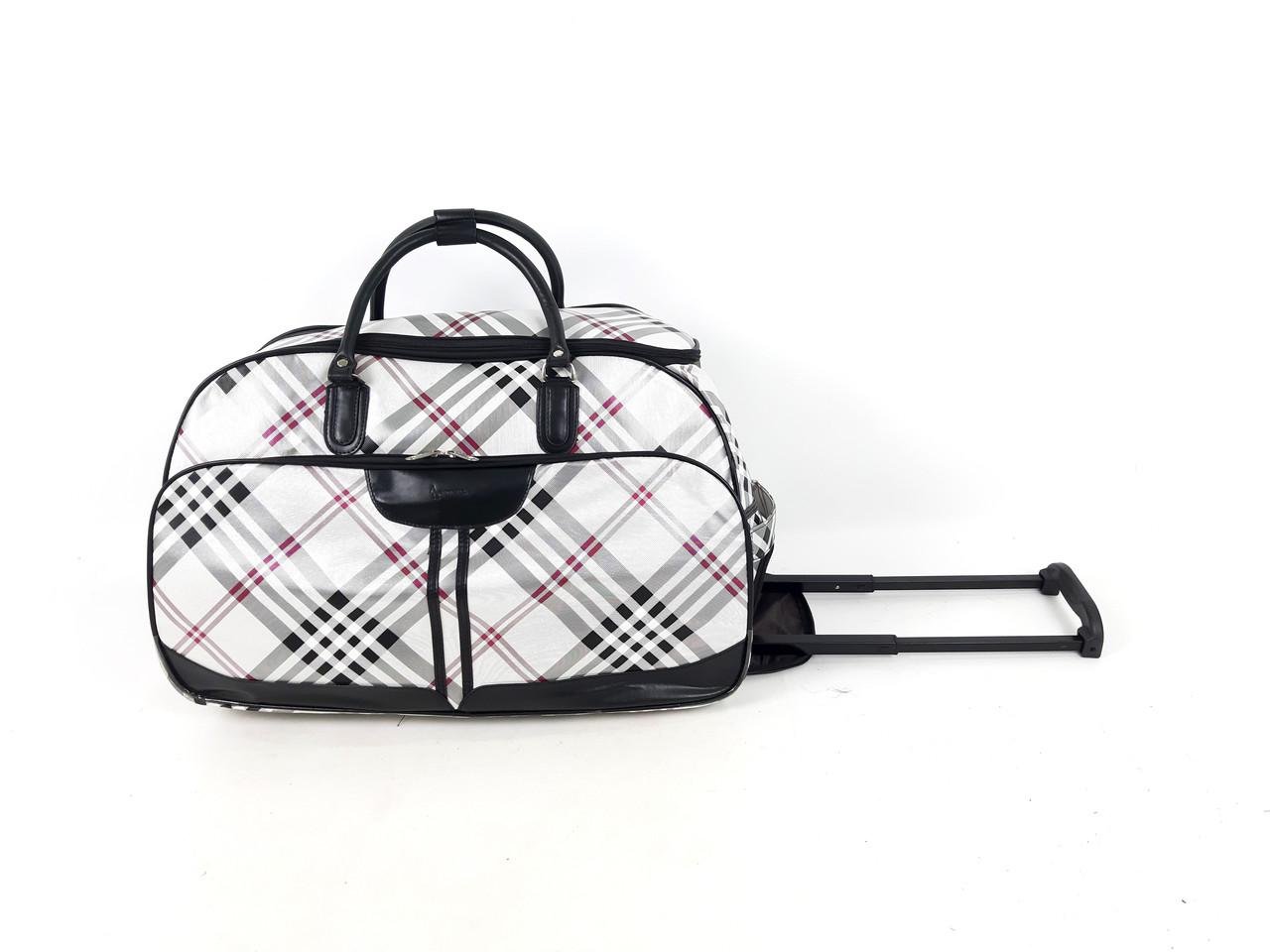 Сумка на колесах дорожня Sky Travel 5427х35 см 55 л Бежевий (1736641450) - фото 5