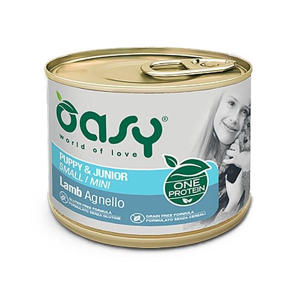 Корм влажный для собак OASY OAP Puppy & Junior Small/Mini ягненок 200 г (000025553)