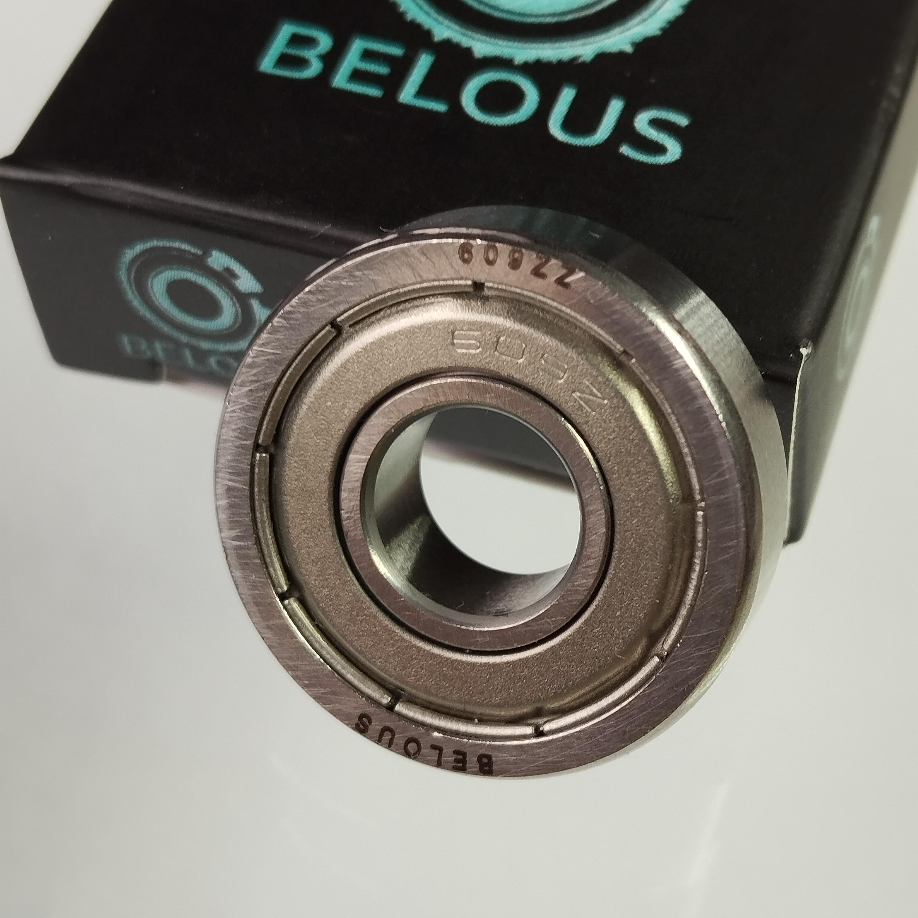 Підшипник BELOUS 609 ZZ кульковий однорядний 9 мм x 24x7 мм Gcr15 ABEC3 rpm5000 (100169)