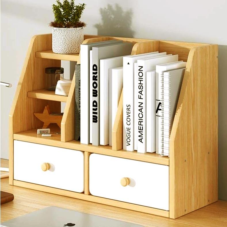 Полка книжная настольная из дерева Сенома Карри (КПА-007503)